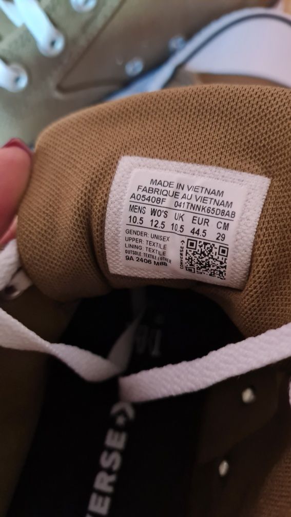 Чоловічі кеди кросівки Converse,  44,5