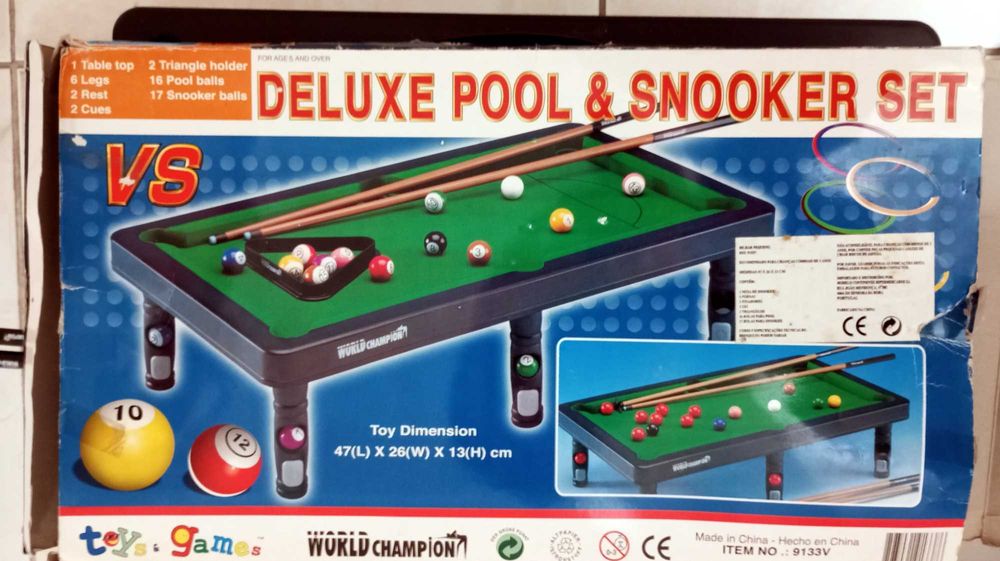 Mesa de Bilhar & Snooker Deluxe