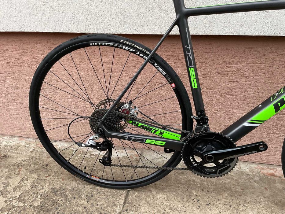Rower szosowy full carbon, Planet X, hamulce tarczowe
