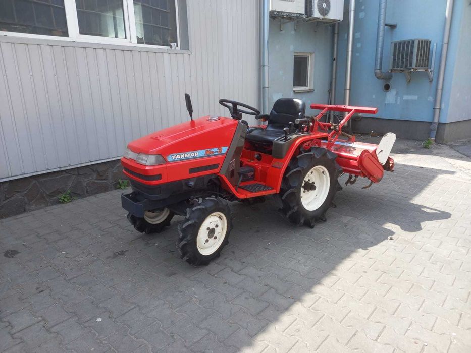 Japoński traktorek Yanmar KE 3 z glebogryzarką 4x4 13 km