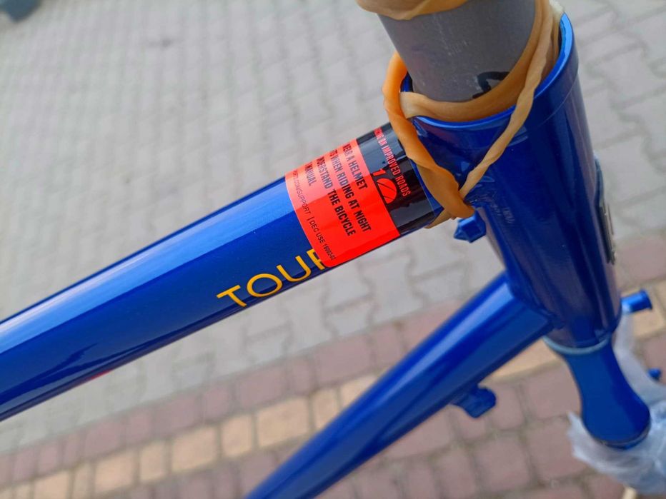 Rama Frameset  Fuji turing chro-mo nowa stalowa stylowa + widelec
