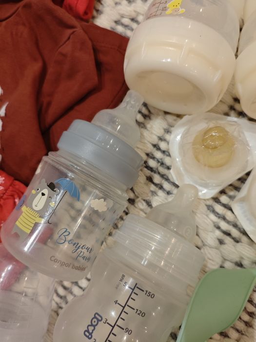 Mix dla dzieci nocnik śpiworki butelki smoczek śliniak ubranka