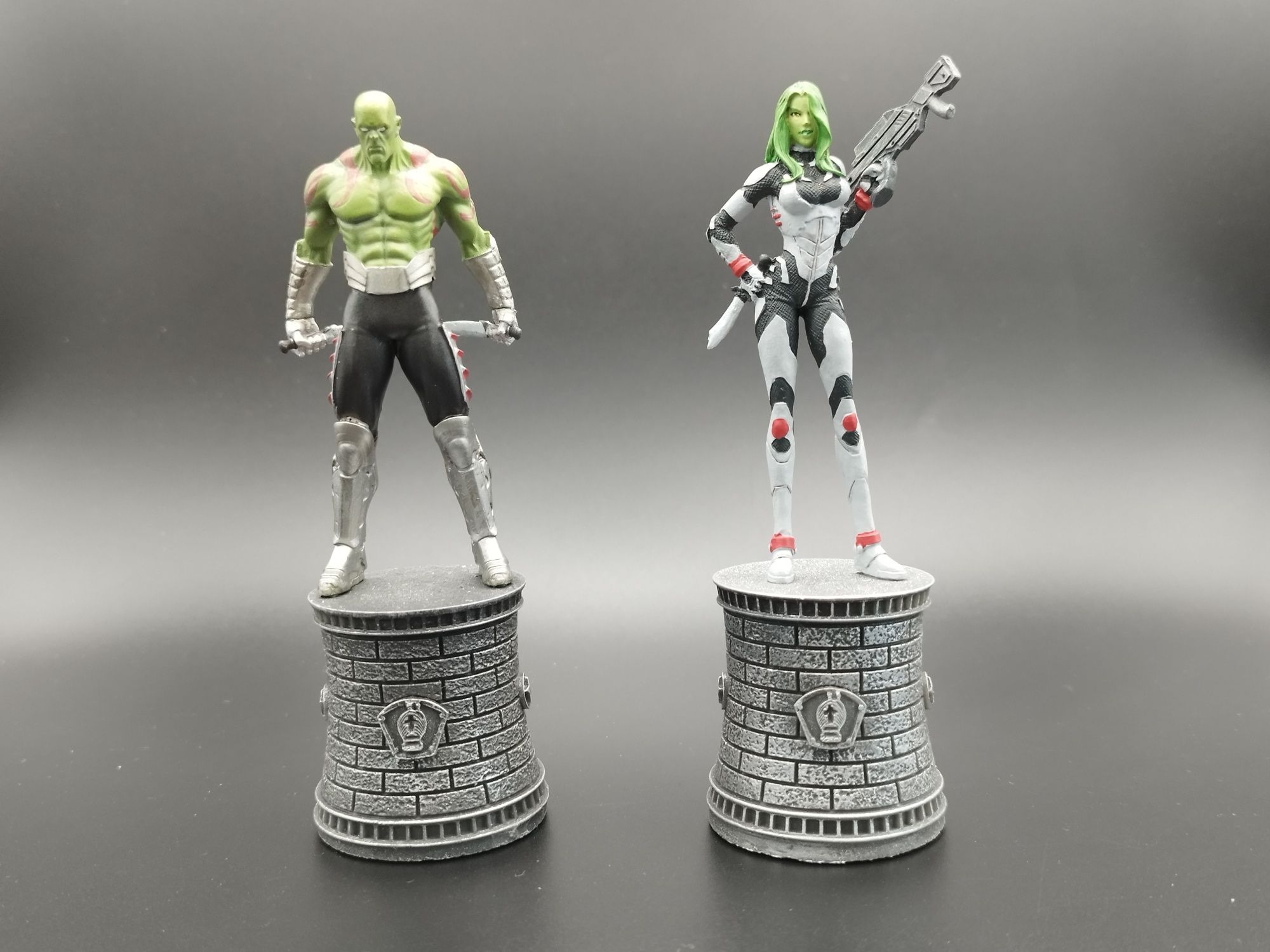 Zestaw 2 figurek Marvel Szachowe Gammora i Drax ok 13 cm