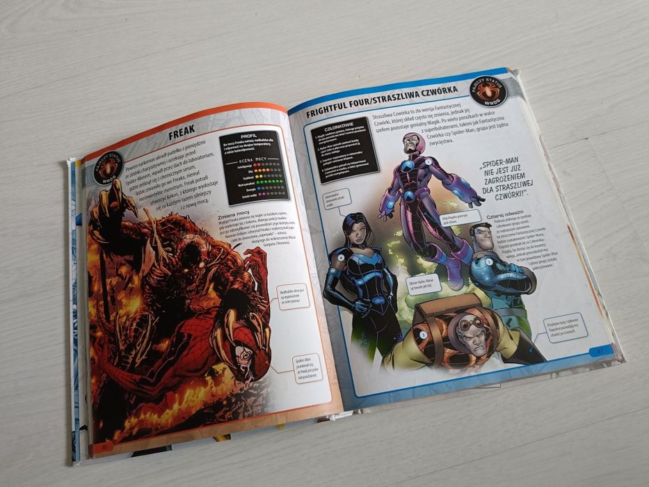 Książka spider-Man encyklopedia postaci ponad 200 bohaterów że świata
