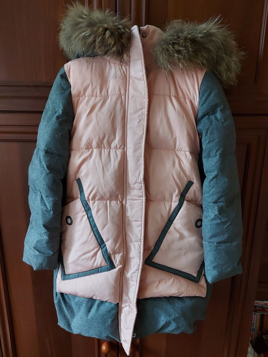 Зимня куртка-пальто для дівчинки
