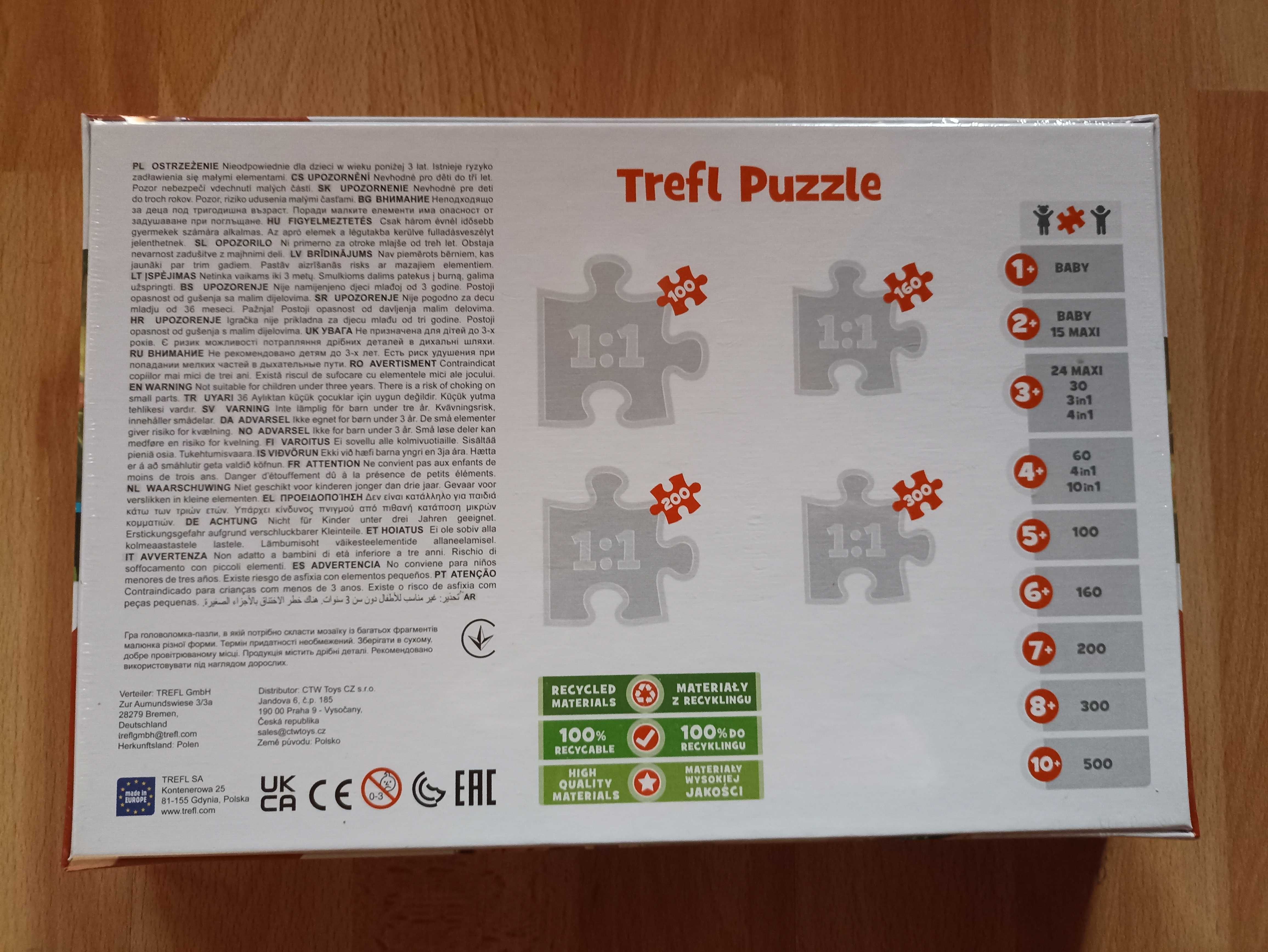 Star Wars, The Mandalorian, puzzle Trefl 160 elementów, Baby Yoda