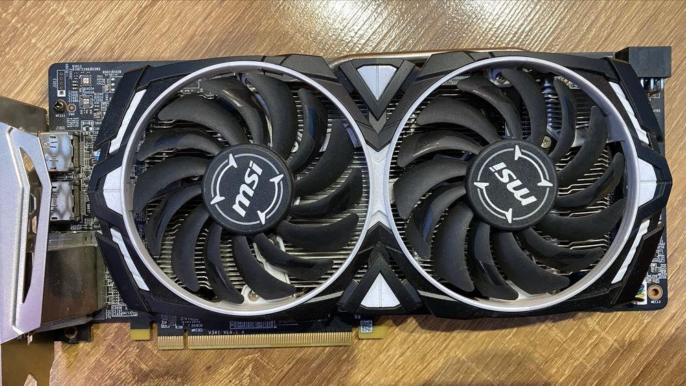 Відеокарта MSI PCI-Ex Radeon RX 580 ARMOR 8G OC GDDR5 (256bit)