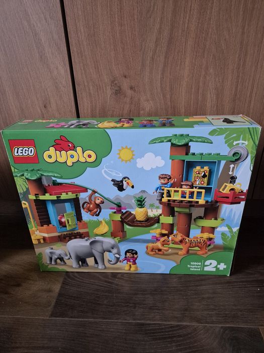 Klocki Lego Duplo 10906 wyspa tropikalna safari zoo