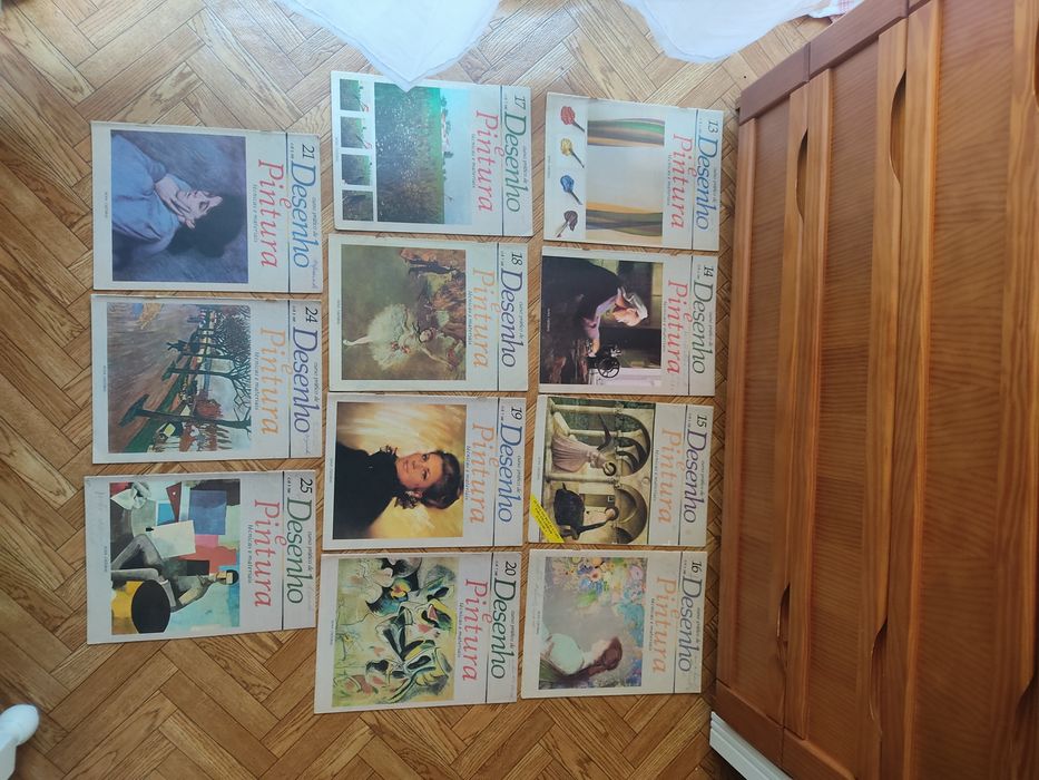 41 revistas "Curso prático de desenho e pintura" 1€ unidade