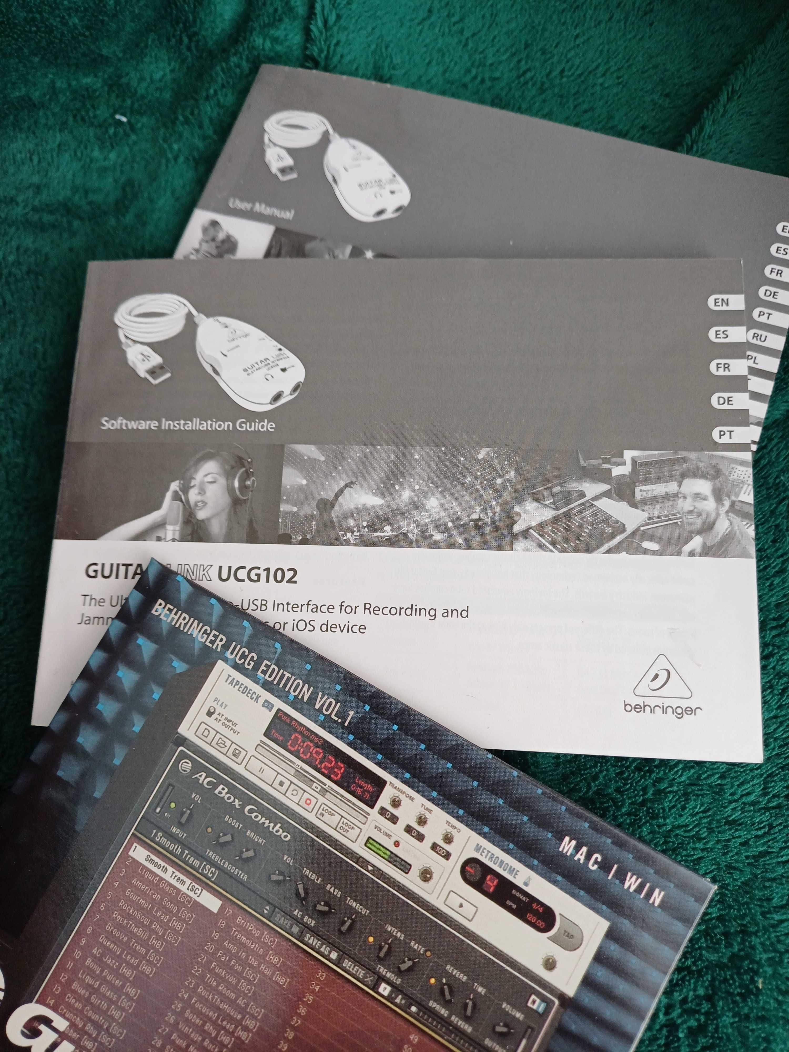 Behringer UCG102 USB guitar interface