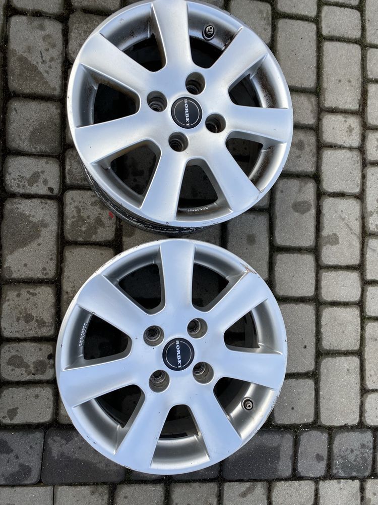 Alufelgi 4x108 15 cali Ford Fiesta Fokus KA B-max Figo Transit Courier