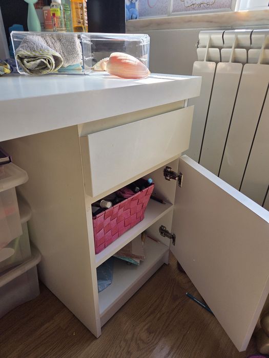 Secretária branca MALM IKEA