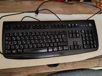 Logitech Deluxe 250 USB Keyboard ENG/RUS + Мишка logitech b110 USB