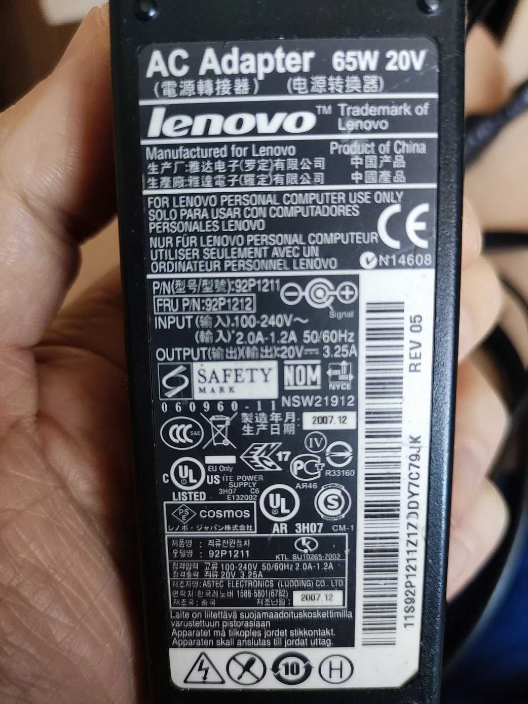Lenovo 3000 N200 intel, 3gb ram, hdd 1TB, matryca, zasilacz 65W