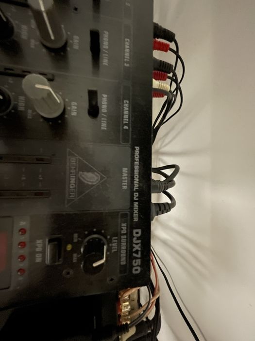 zestaw audio, gramofon reloop, mixer wzmacniacz głośniki