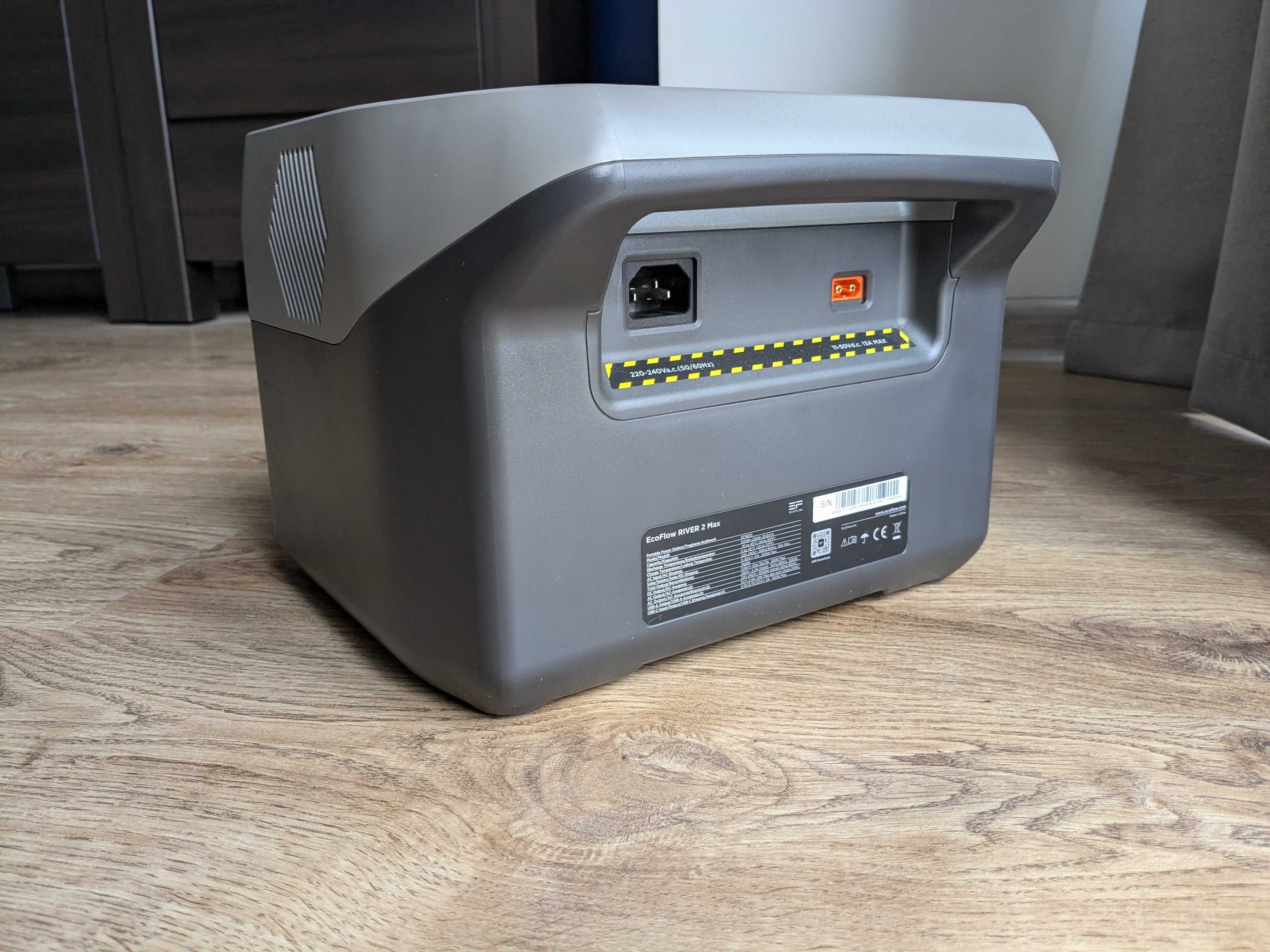 Зарядна станція EcoFlow RIVER 2 Max / 500 Вт / 512 Вт⋅год / EU