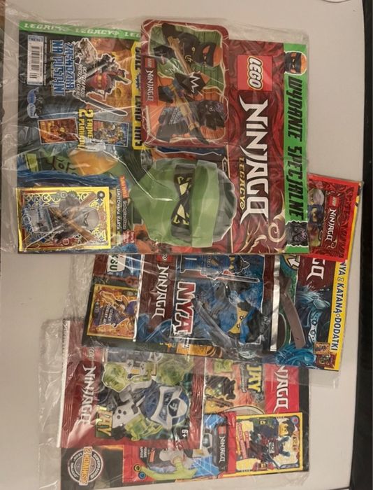 Lego ninjago zestaw trzech gazetek