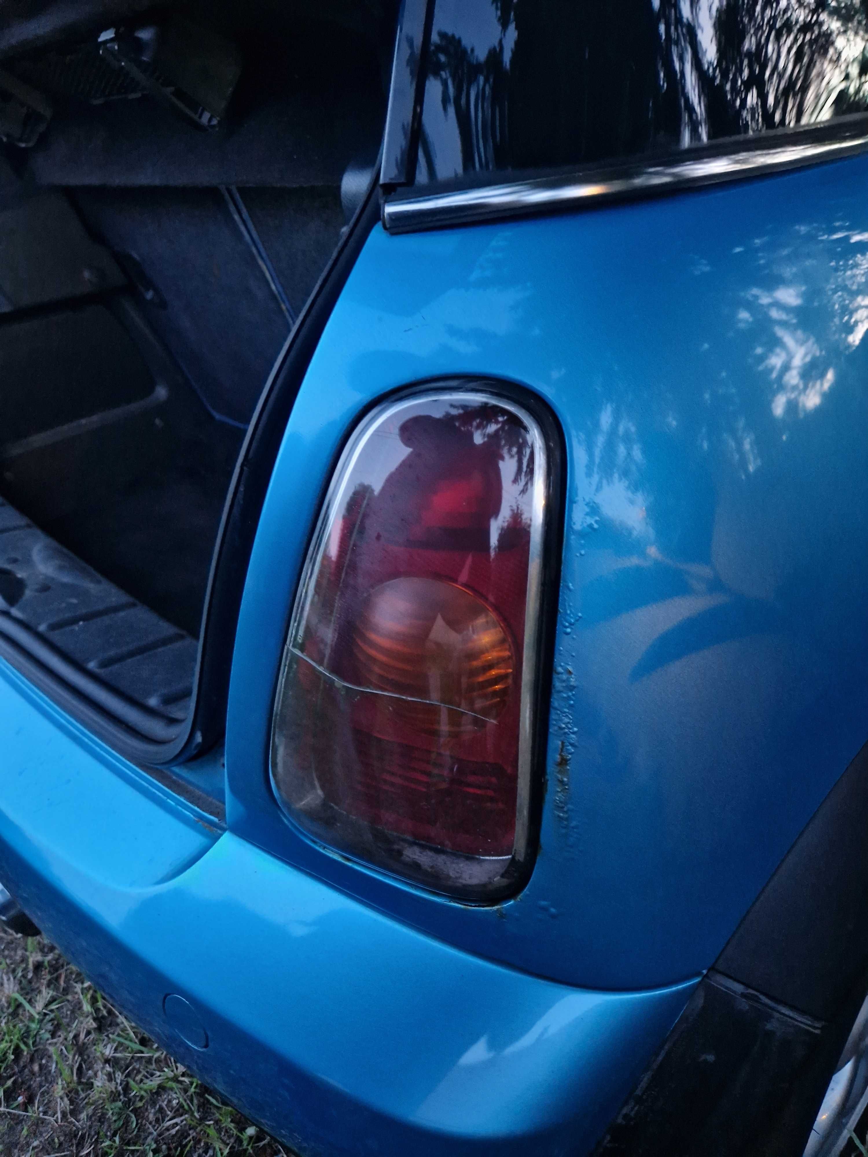 Mini cooper S R53 kompresor 2002r Electric blue.