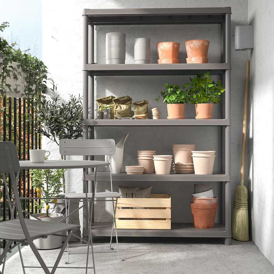 Conjunto de 3 Estantes Runmaro Ikea: Grande, Média e Pequena