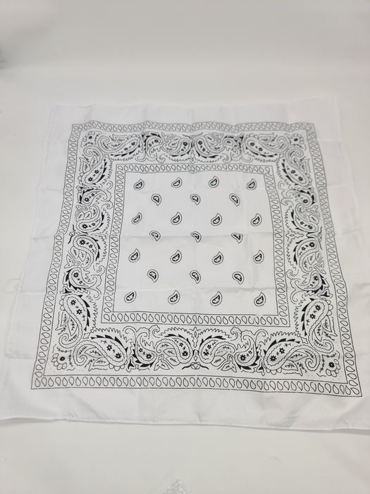 Lenço unisexo branco - novo