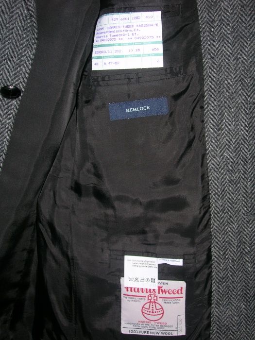 Елітний чоловічий твідовий піджак Harris Tweed. Оригінал. Шотландія
