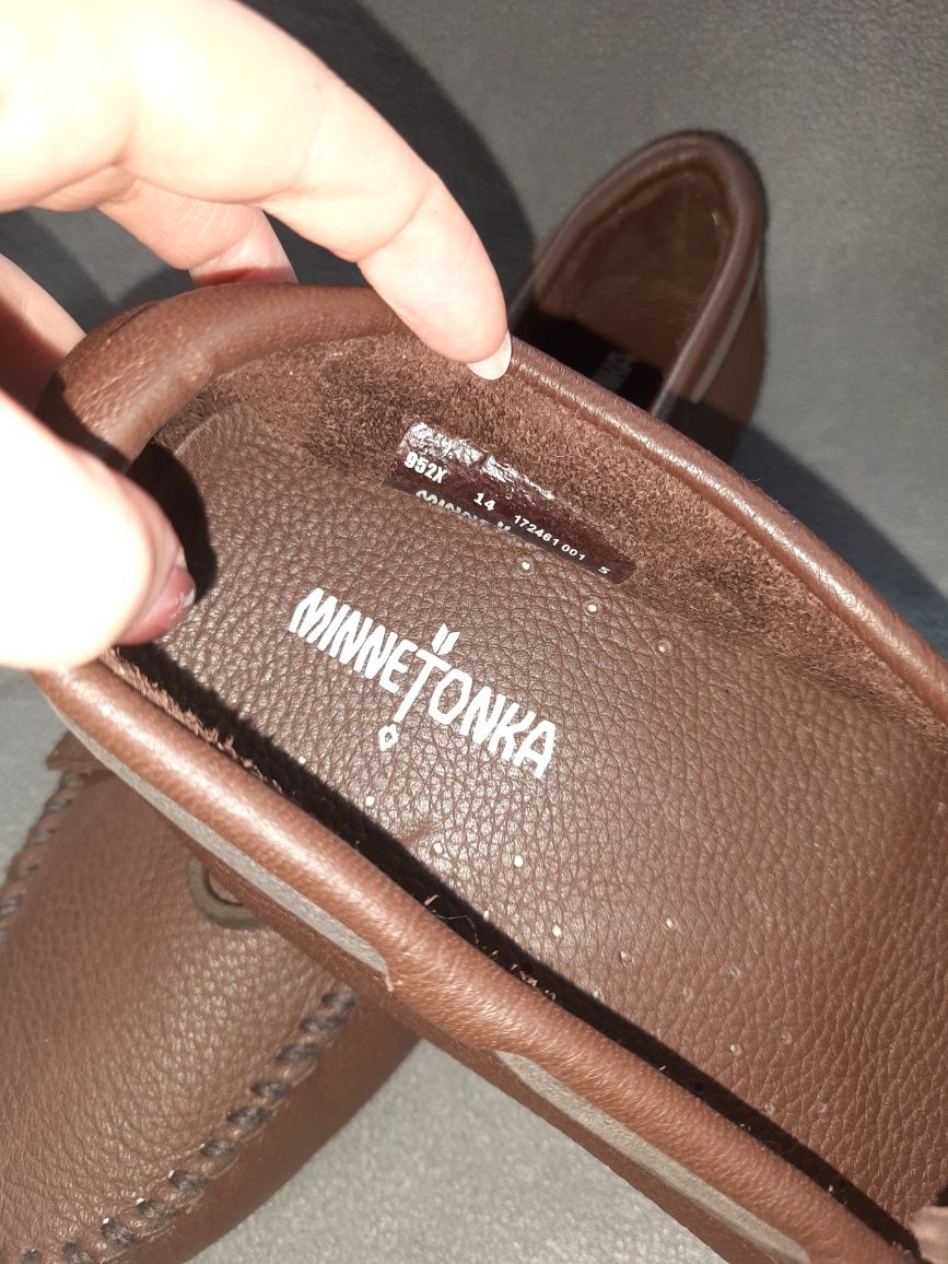 Чоловічі мокасини Weekender із натуральної лосиної шкіри Minnetonka