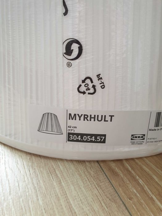 Abażur Klosz do lampy Myrhult duży 42 cm IKEA