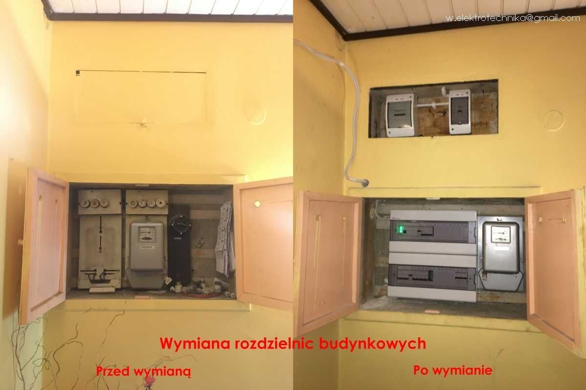 Elektryk z uprawnieniami liczniki przyłącza WLZ agregaty Częstochowa