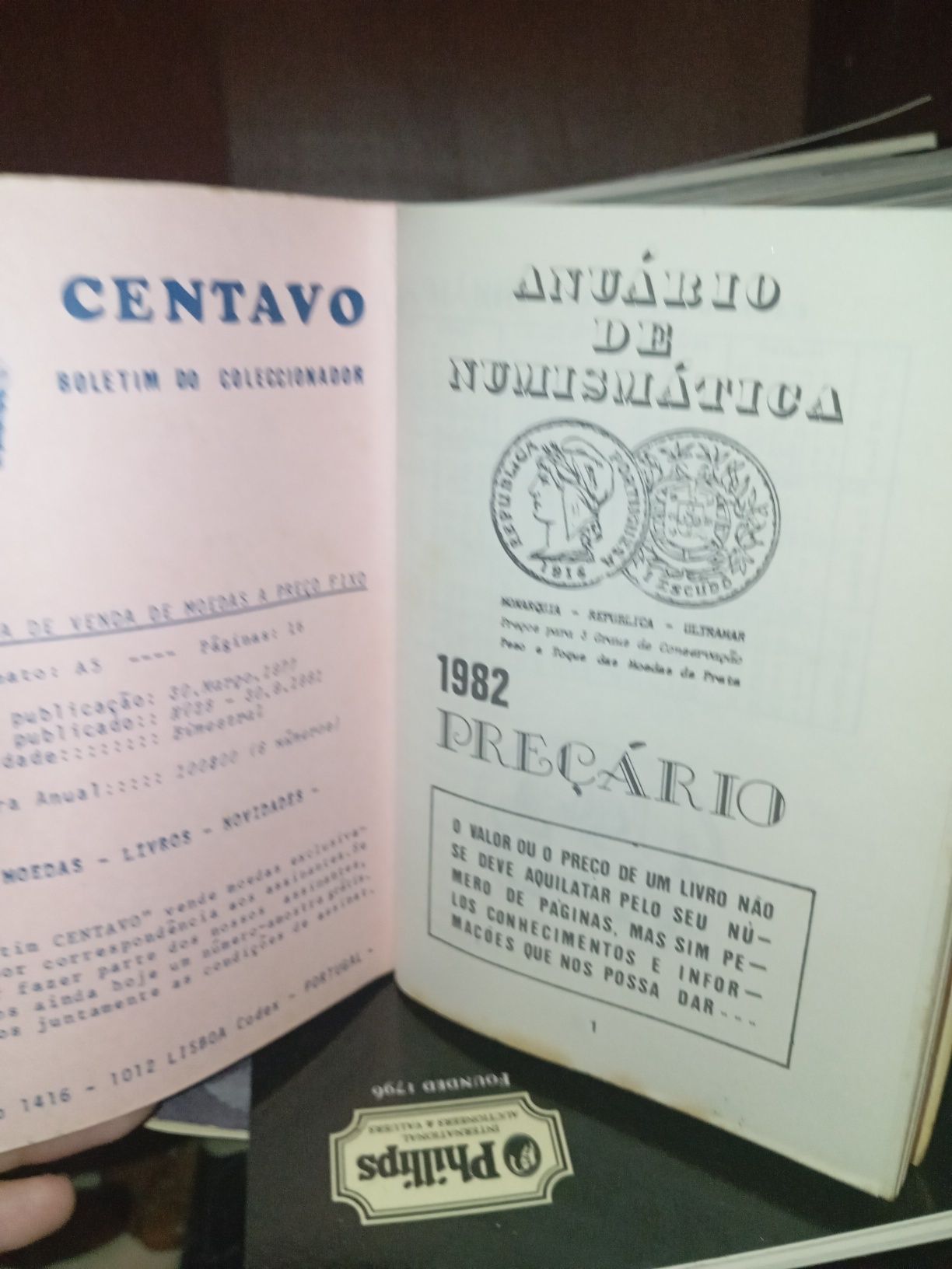 Anuário de numismática 1982