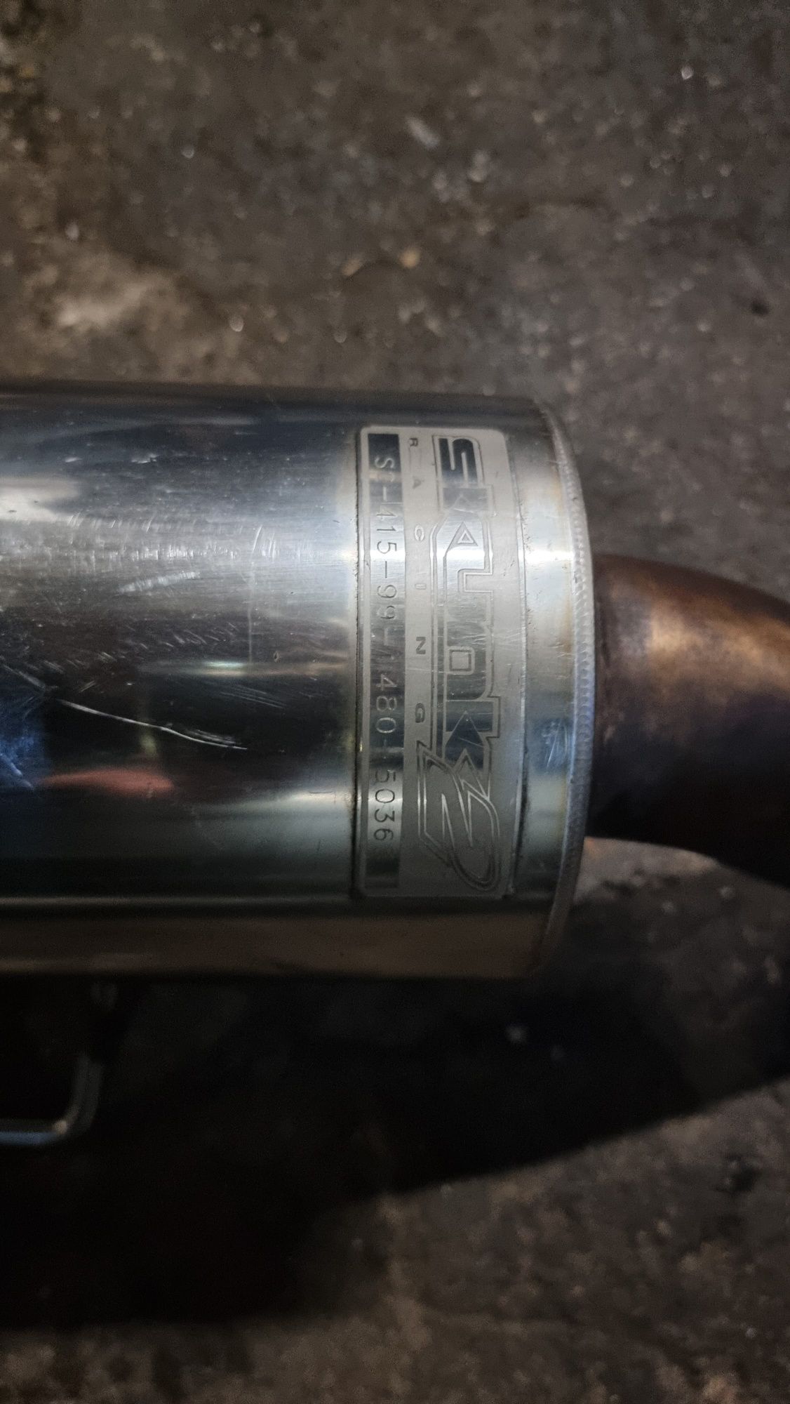 Linha inox 70mm para honda civic typer ep3