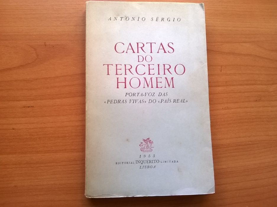 Cartas do Terceiro Homem (1.º vol.) - António Sérgio