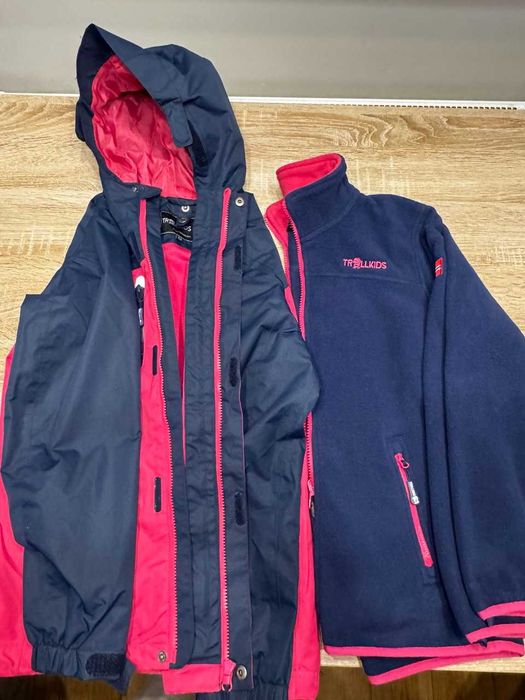 Куртка 2-в-1 для девочки 11-12 лет, рост 152см, Troll Kids