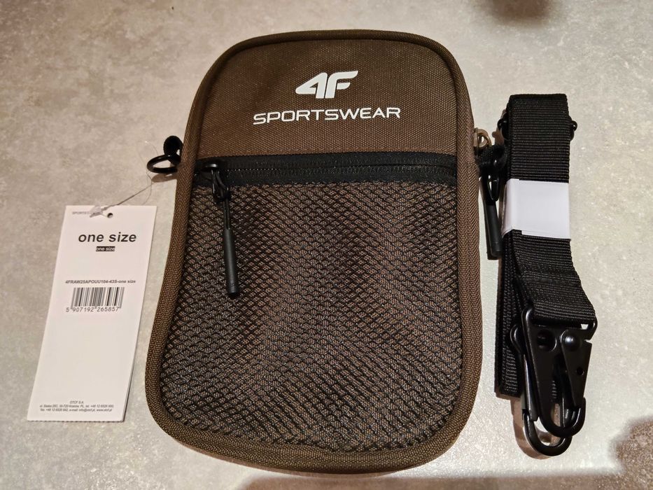 saszetka/torebka 4F na ramię khaki/oliwkowa