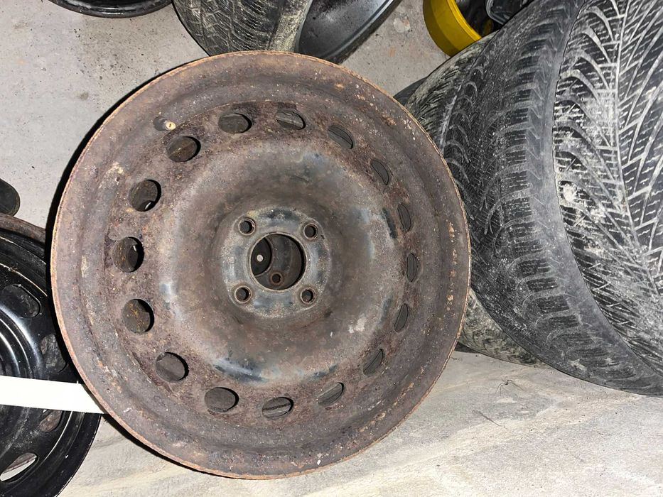 komplet felg 4x108 peugeot 206 207 citroen opel 15 cali