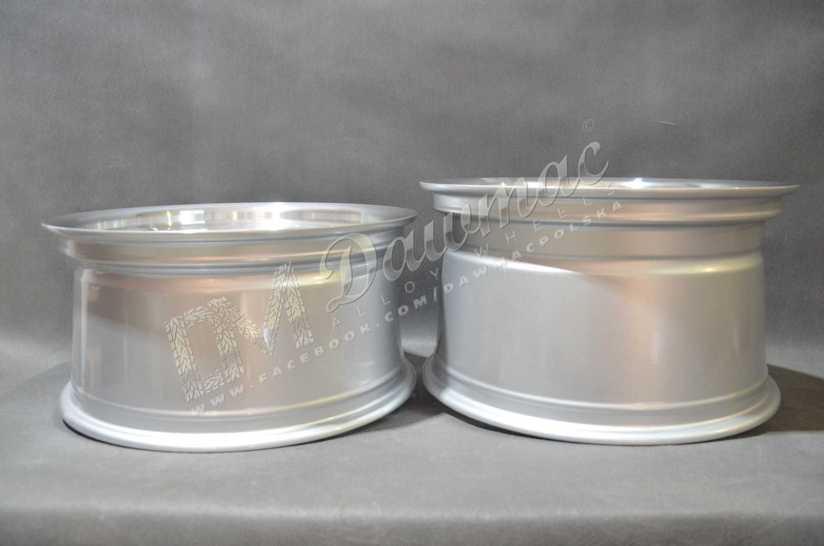 Felgi DMC03 18" 8,5J ET20 + 10J ET15 4x100/4x108SilvMachLip+BlackRivet