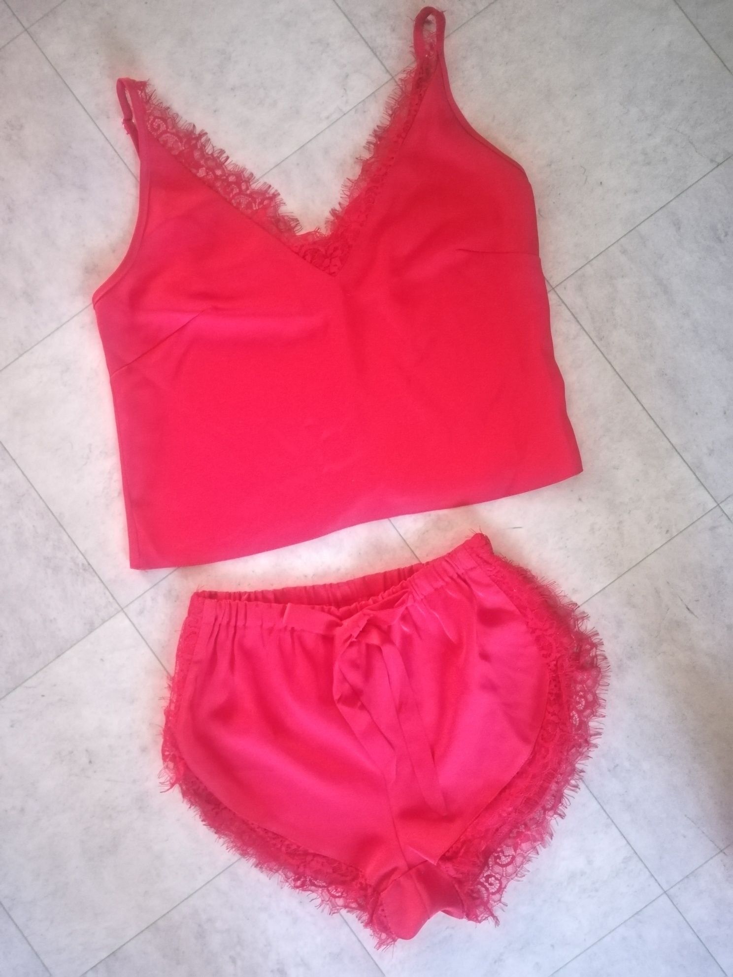 Piżama damska czerwona XS/S