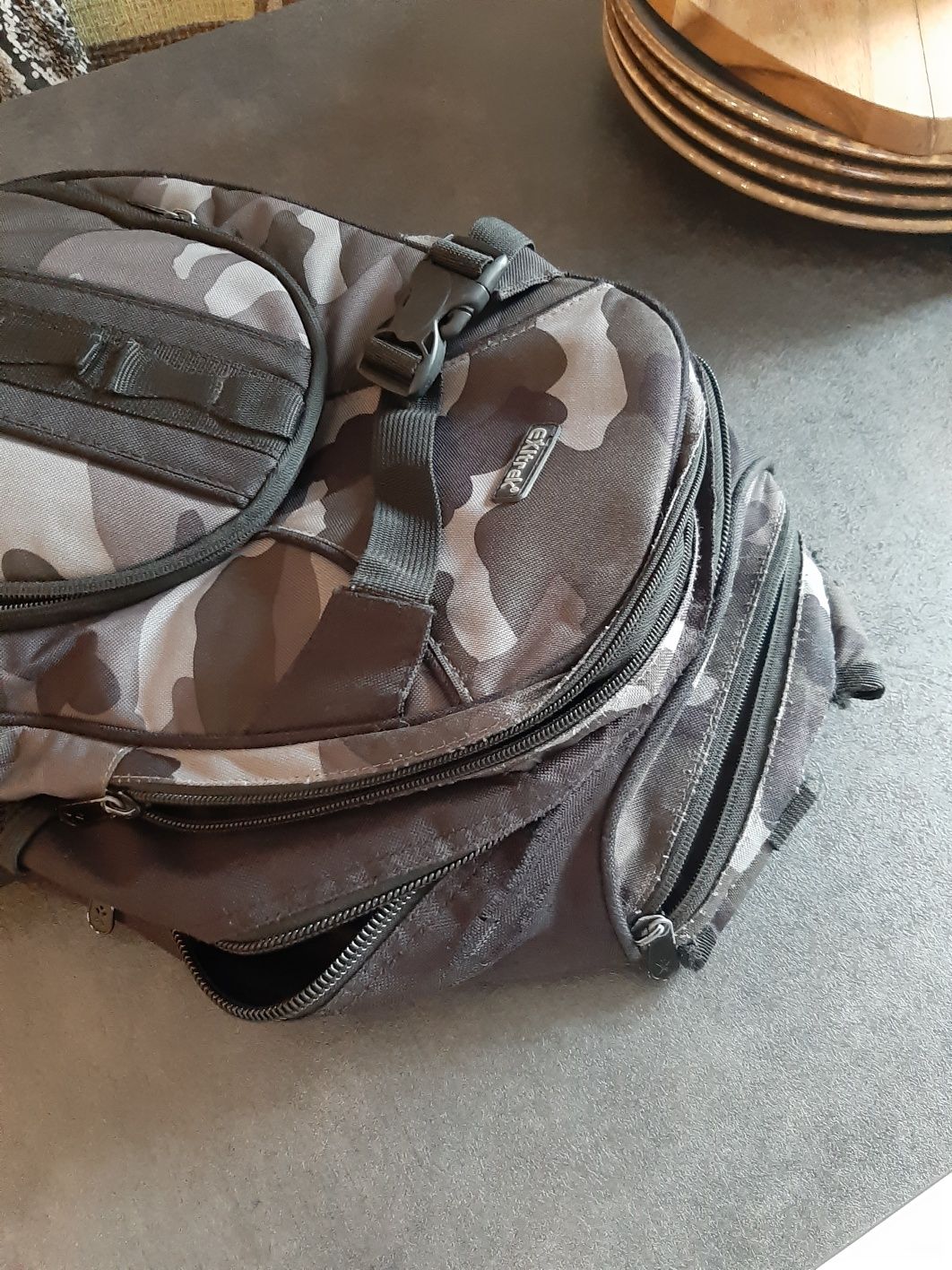 Plecak trekingowy moro wojsko obóz przetrwania torba tkmaxx wyjazd