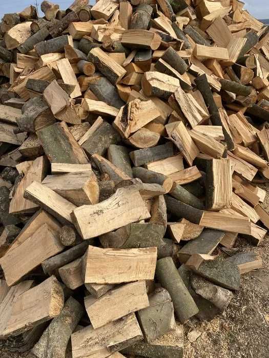 Drewno kominkowe/opałowe, sezonowane, pocięte i połupane