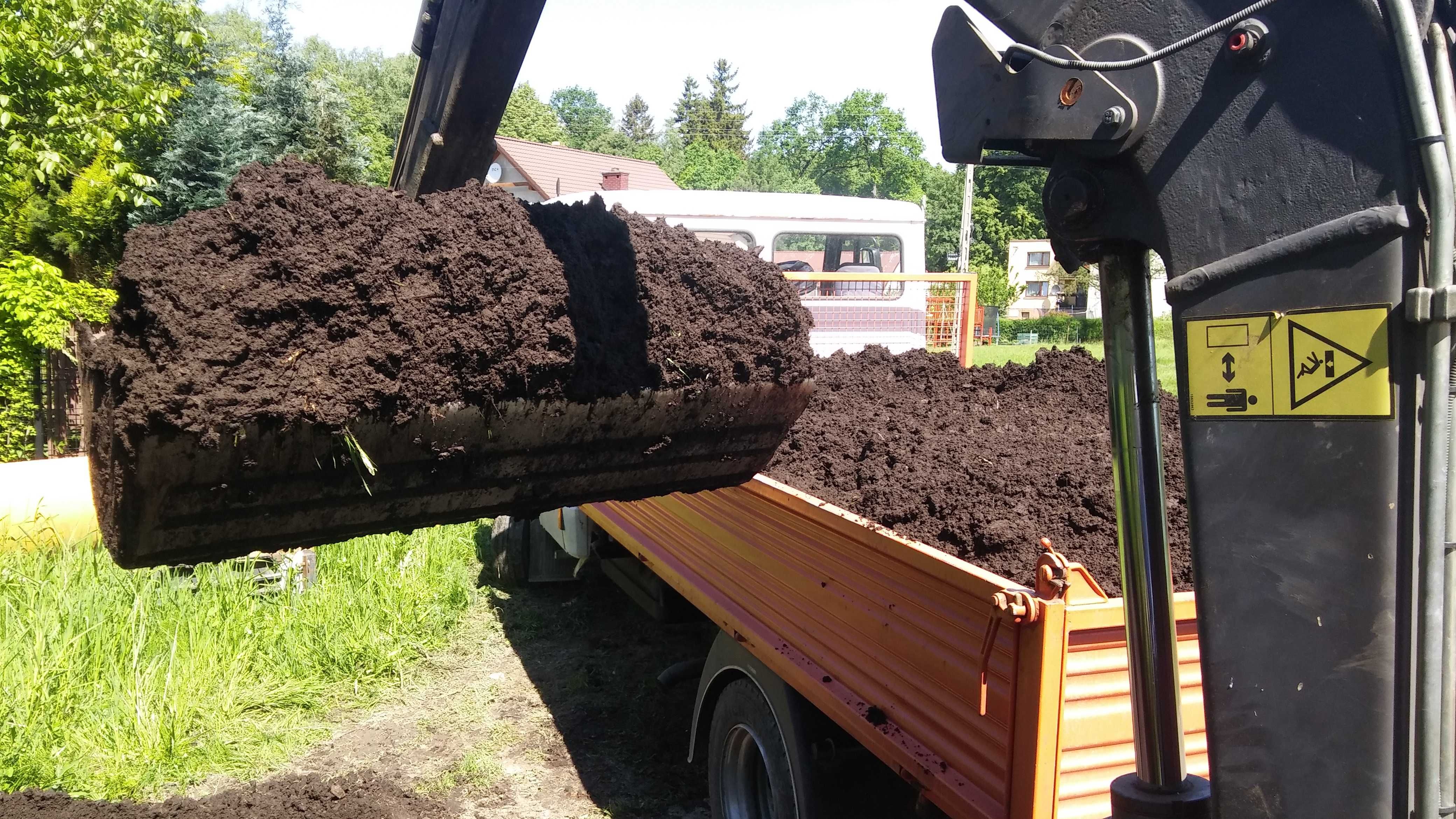 najlepsza ziemia ogrodowa humus czarnoziem -gwarancja, z dowozem