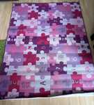 Dywan 146x200cm dzieci, puzzle,