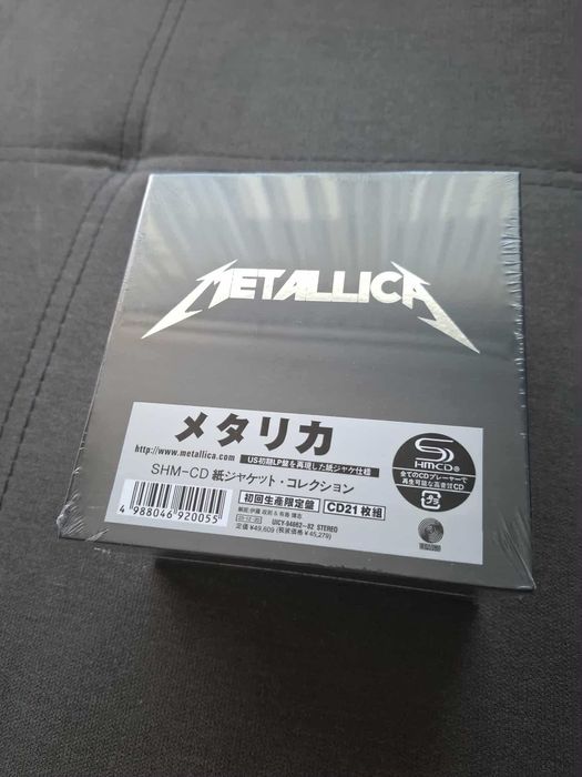 BOX METALLICA zestaw kolekcja 15 albumów dyskografia FOLIA