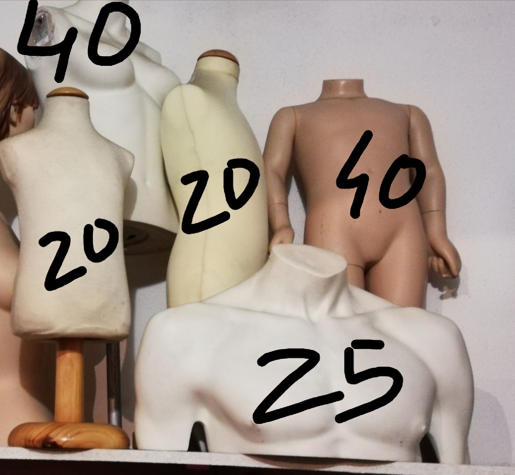 Manequins/bustos /torsos