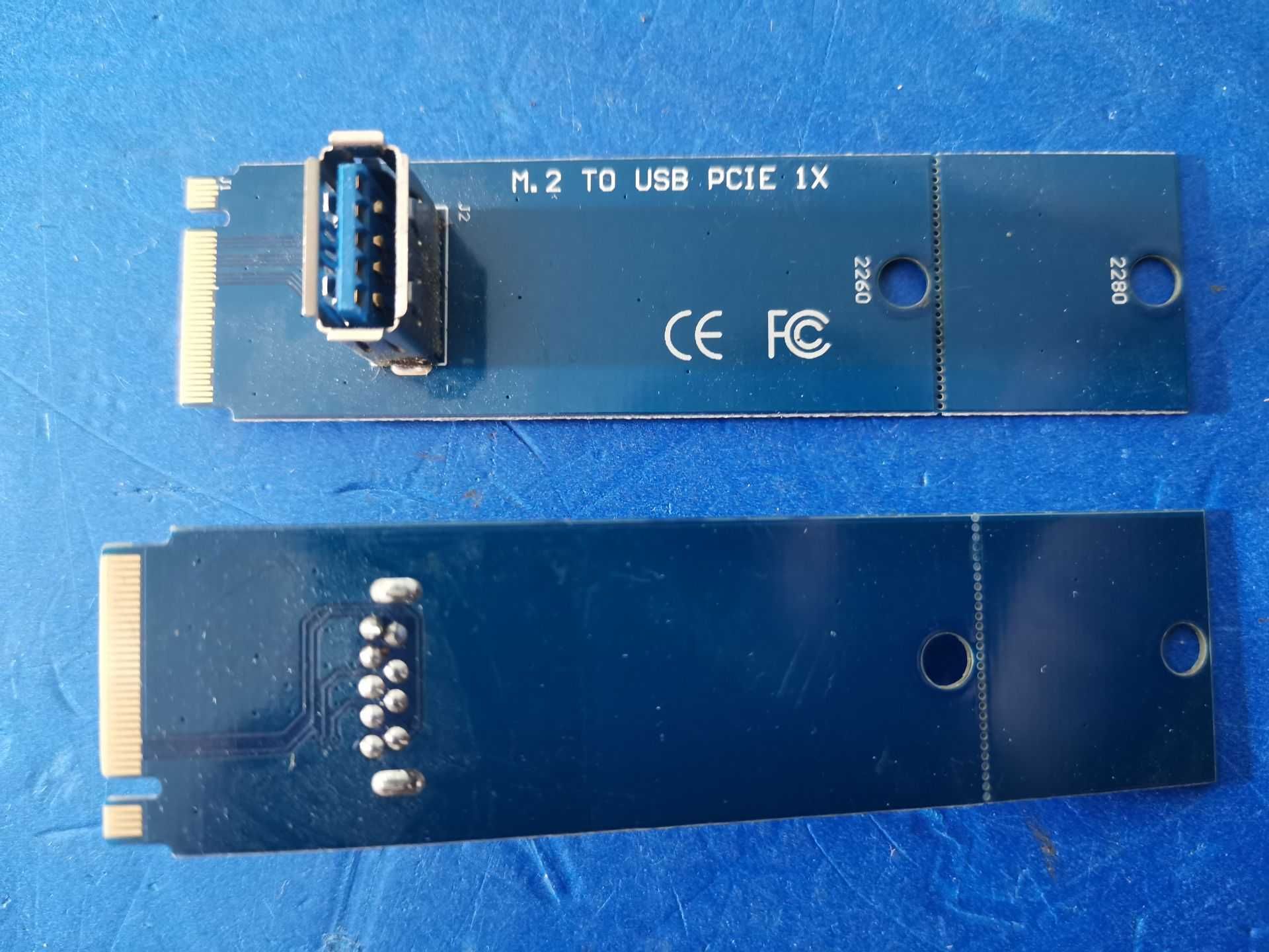 Переходник с M2 на USB3.0 PCI-E под райзер