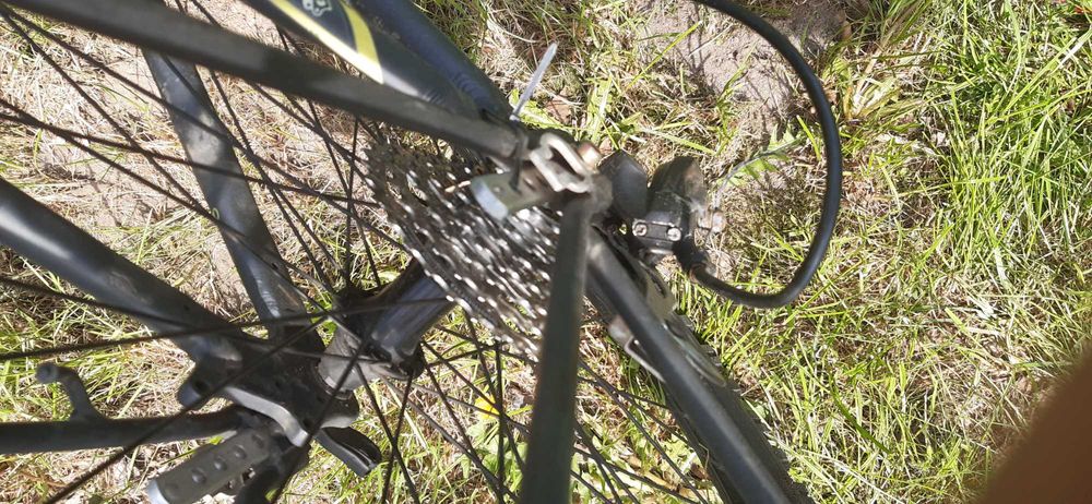rower hexagon kross x5, nowa korba, support, kaseta