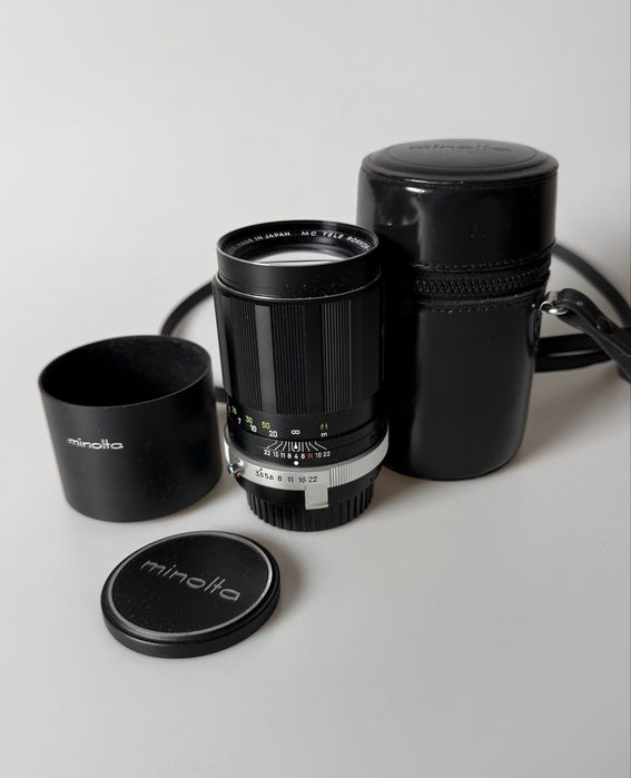Minolta Mc Rokkor-qd 135/3.5 з блендою і чохлом