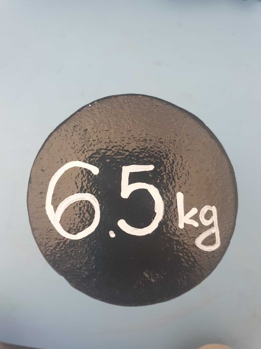 Hantla  6.5 kg Gryf Hantelka Ciężarek