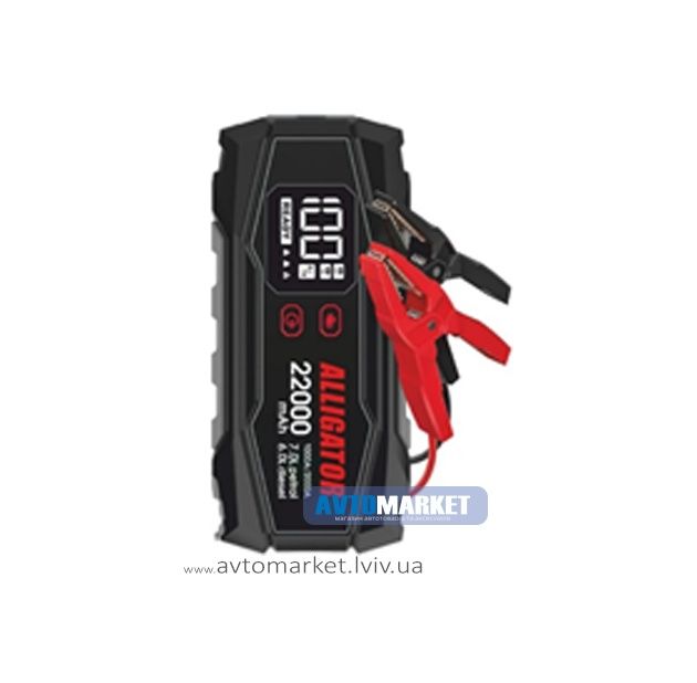 Пусковий пристрій Alligator (jump starter, бустер) JS845 2000A 22000mA