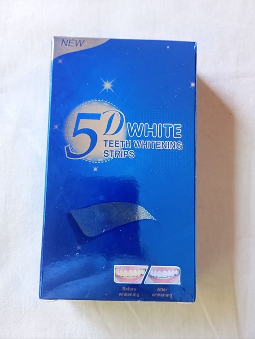 Kit de 48 Tiras de Clareamento Dental 5D - Seguro, Branqueador de dent