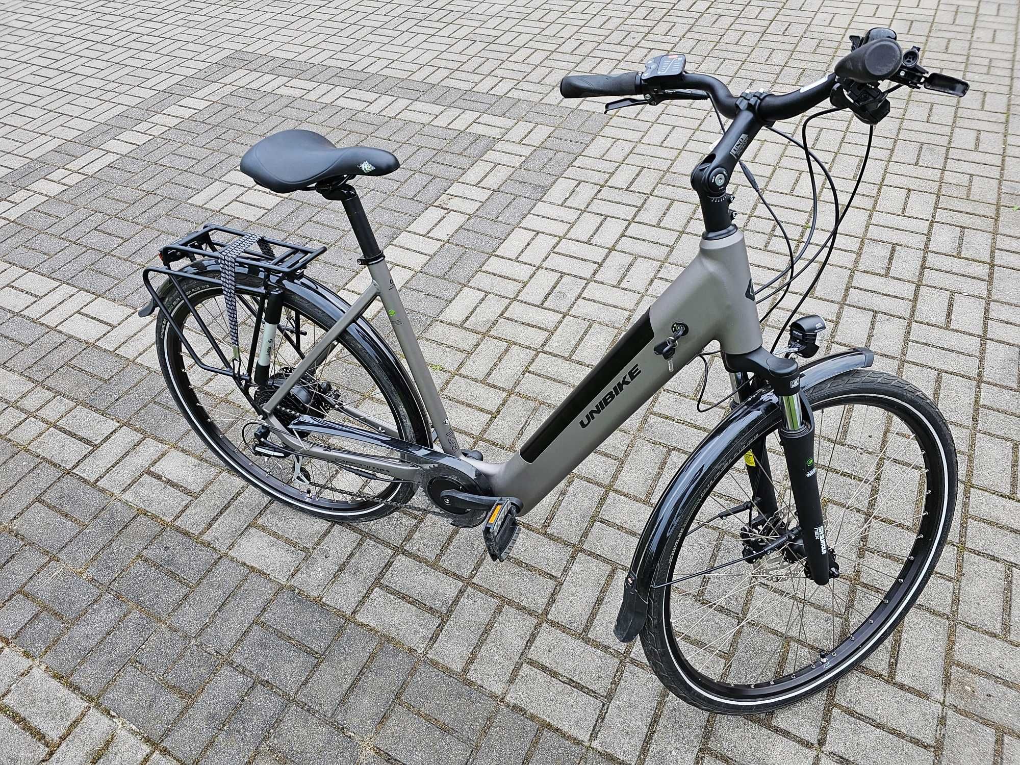 Unibike Optmia rama 21 koła 28 stan idealny rower elektryczny OKAZJA