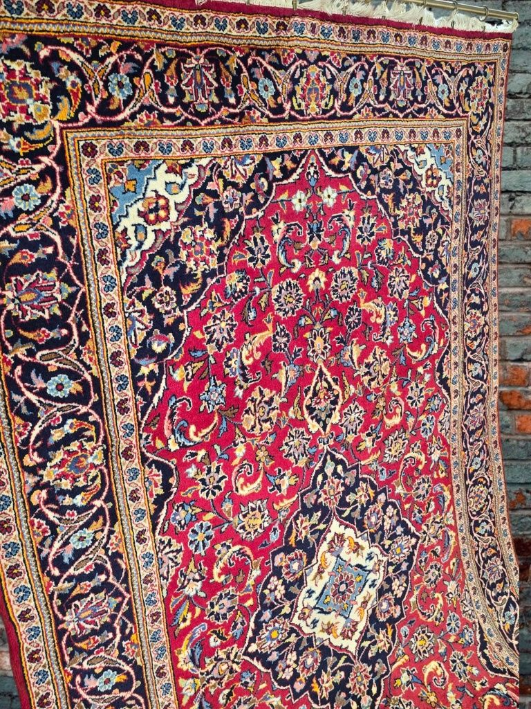 Keshan - Perskie rękodzieło - Dywan wełniany z Iranu - 152 x 262 cm